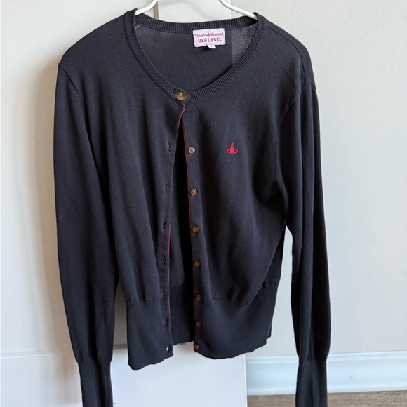 Vintage Vivienne Westwood Grey Button-Up Cardigan - Picture 1 of 3